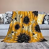 Zoom IMG-2 ecwecc coperta sunflower flanella 180x200cm