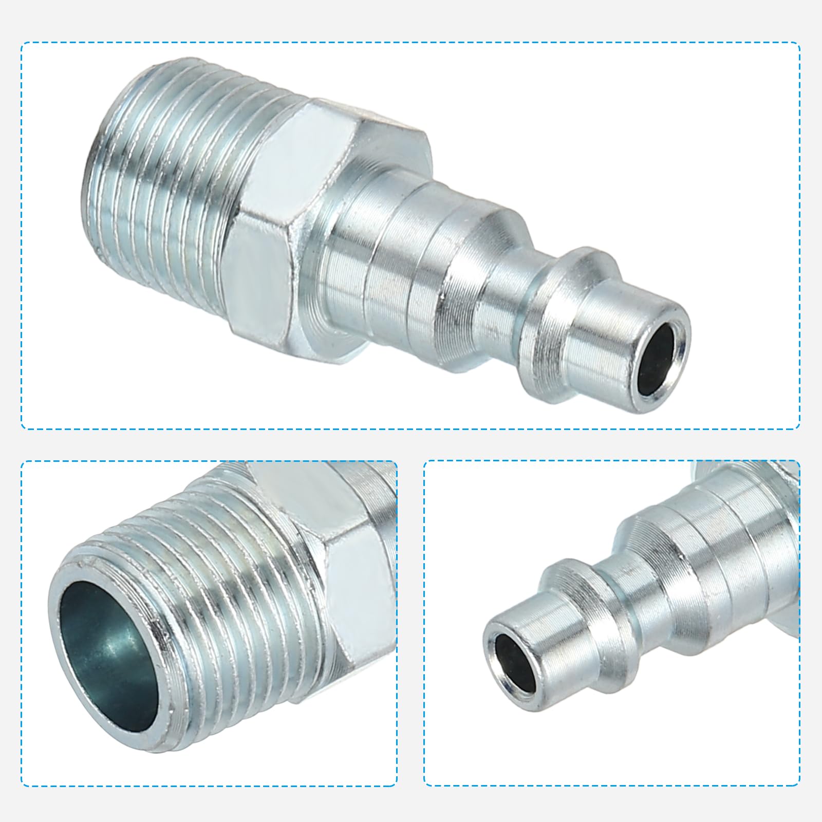 PATIKIL 3/8" Air Fittings Steel - Image 4
