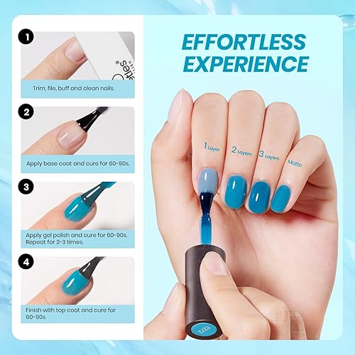 Miniatura 437 de Beetles Nude - Esmalte de uñas en gel natural de 15ml/0.5 onzas líquidas, color neutro, color crema, translúcido, lámpara LED UV para uñas, 15ml/0.5