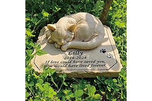 Memorial Garden Statue to Honor Your Beloved Feline Friend