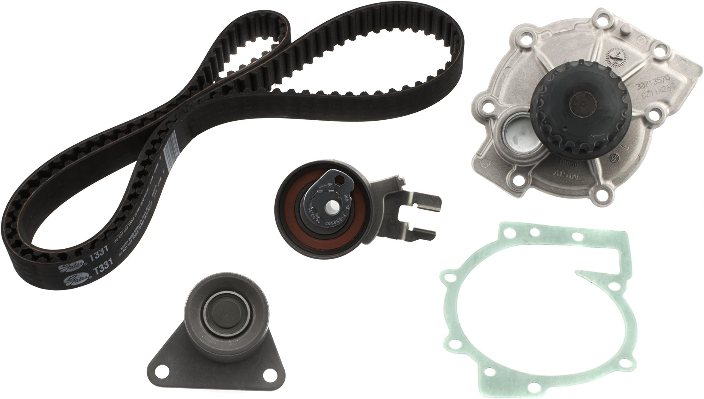 AISIN TKV-003 Engine Timing Belt Kit with Water Pump - Compatible with Select Volvo C30, C70, S40, S60, S80, V50, V70, XC70, XC90