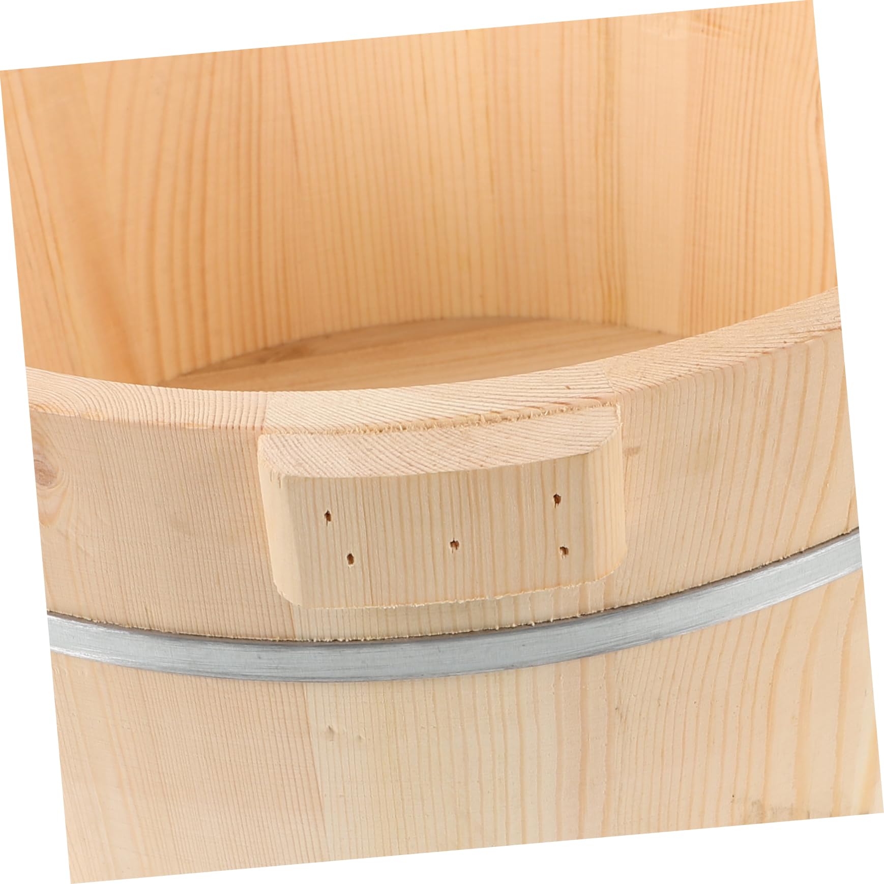 Healeved Bañera de Madera para Pies Lavabo para Pedicura de Madera Cierre para Relajarse Esencial para Spa de Pies para Baño Casa