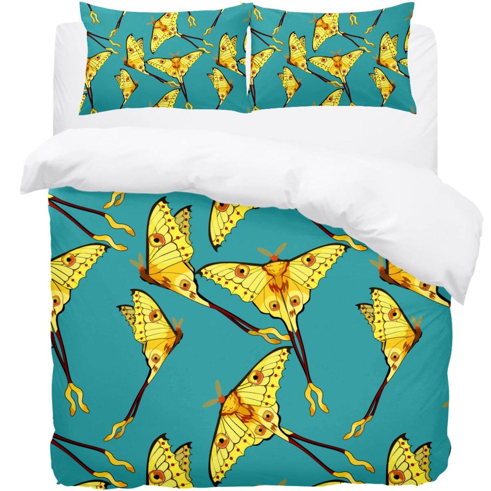 Parure de lit turquoise anti-plis et ultra douce pour en finir avec le linge rêche