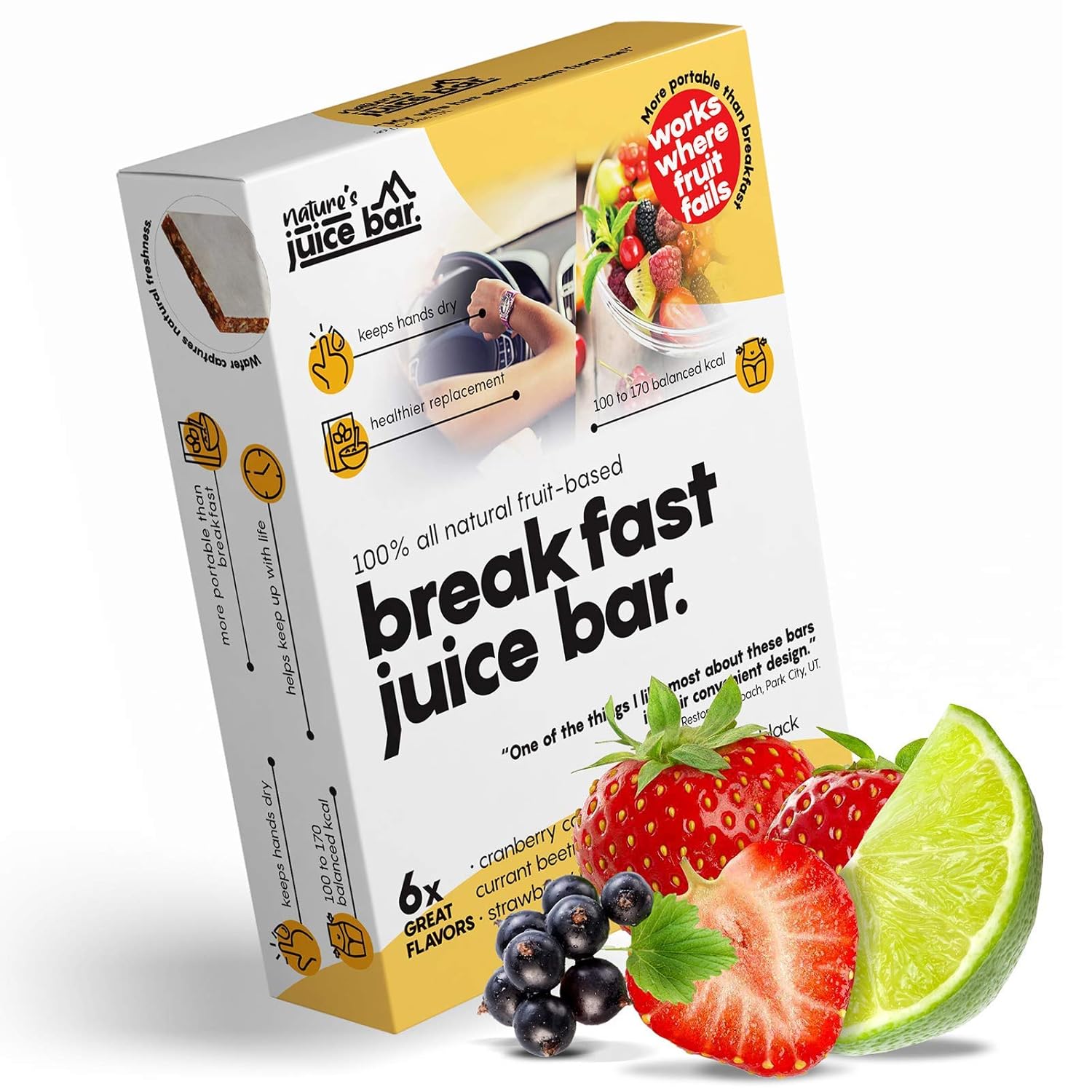 Nature’s BREAKFAST Juice Bar® 6 Original 100170 kcal Soft