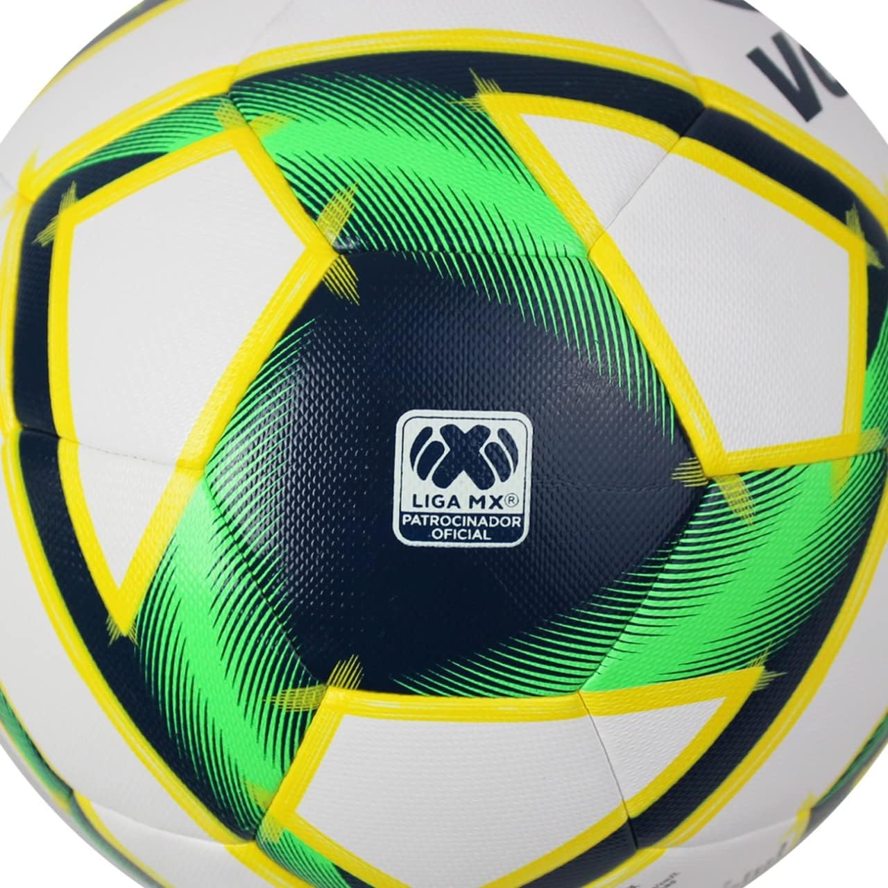 Voit Soccer Ball No. 5 Liga MX Clausura 2023, White/Yellow/Green: for Passionate Amateur Players, Built with Cutting-Edge Hybrid Tech Technology