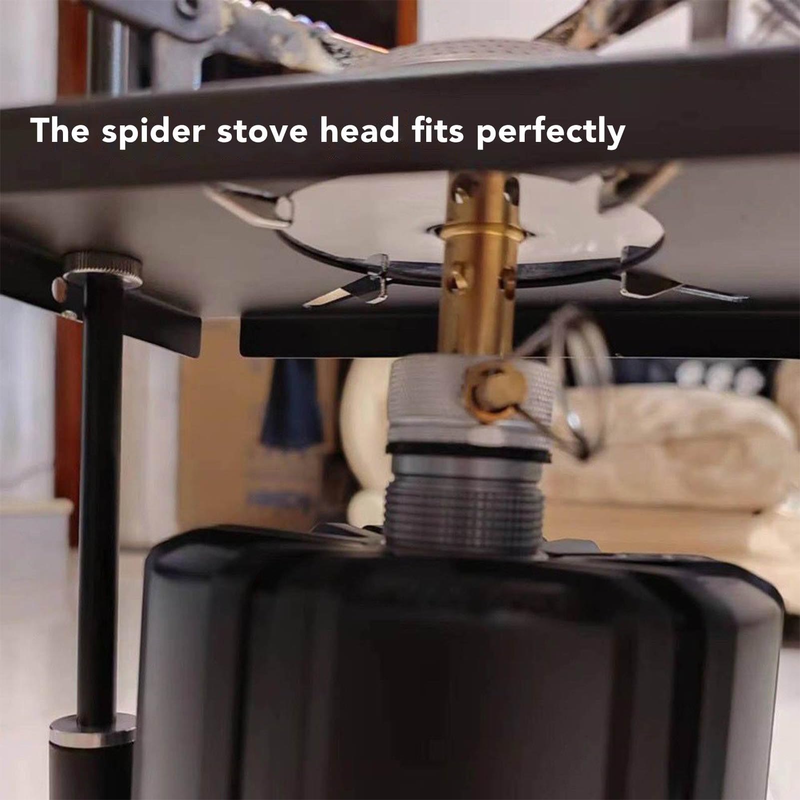TOPINCN Estufa Multifuncional Tipo Araña para Camping, Tablero de Mesa