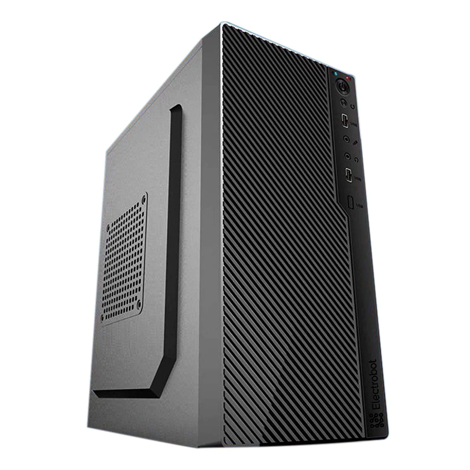 Electrobot Desktop Pc M780 (Core i7 H55 120Gb SSD 1Tb HDD Nvidia Graphics Card, Windows, Black)