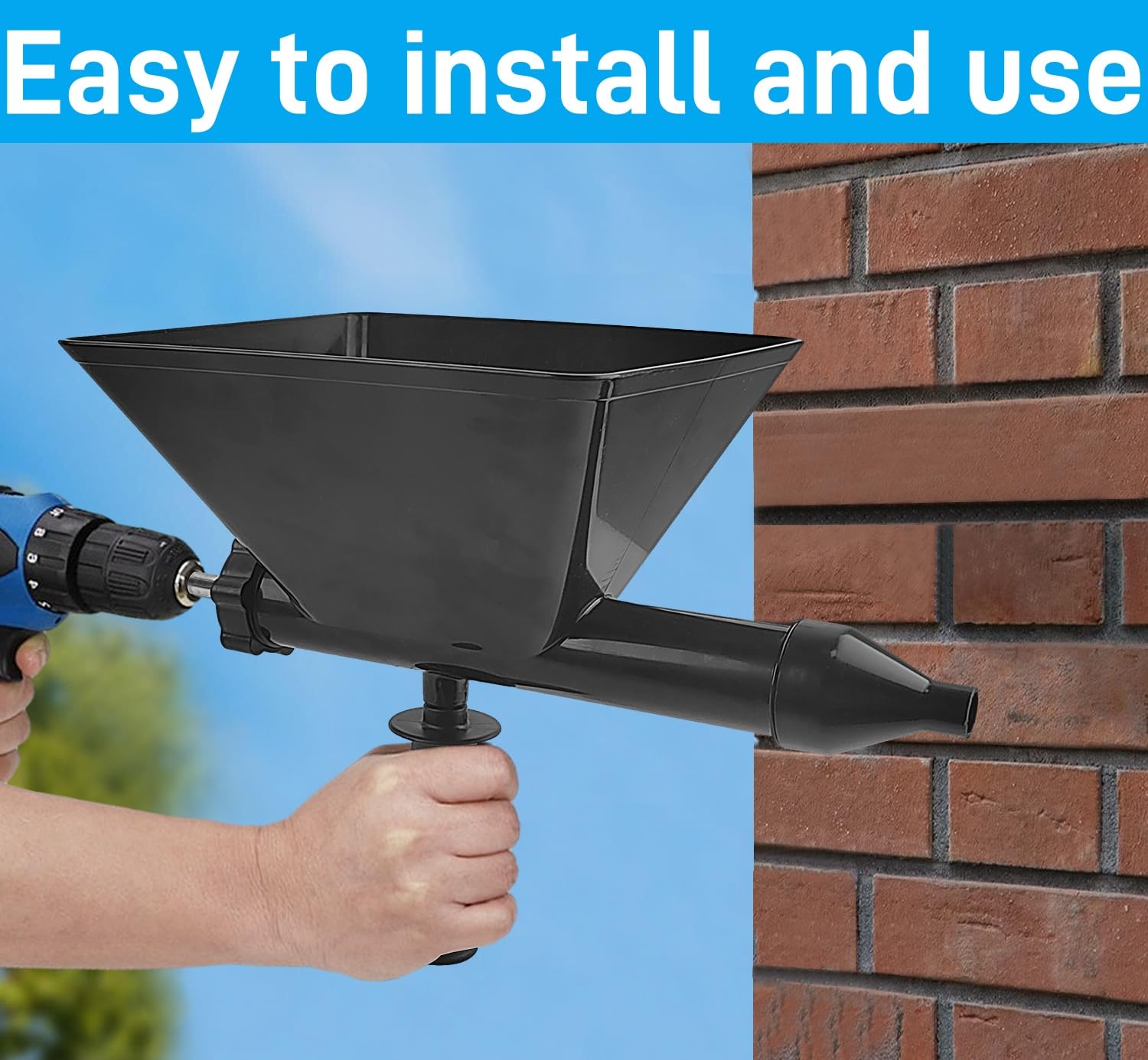 Pistola Spruzzatore Per Malta Elettrica - Con 4 Ugelli, Per Intonaco, Cemento E Pavimenti, Design Ergonomico E Portatile - Foto 11