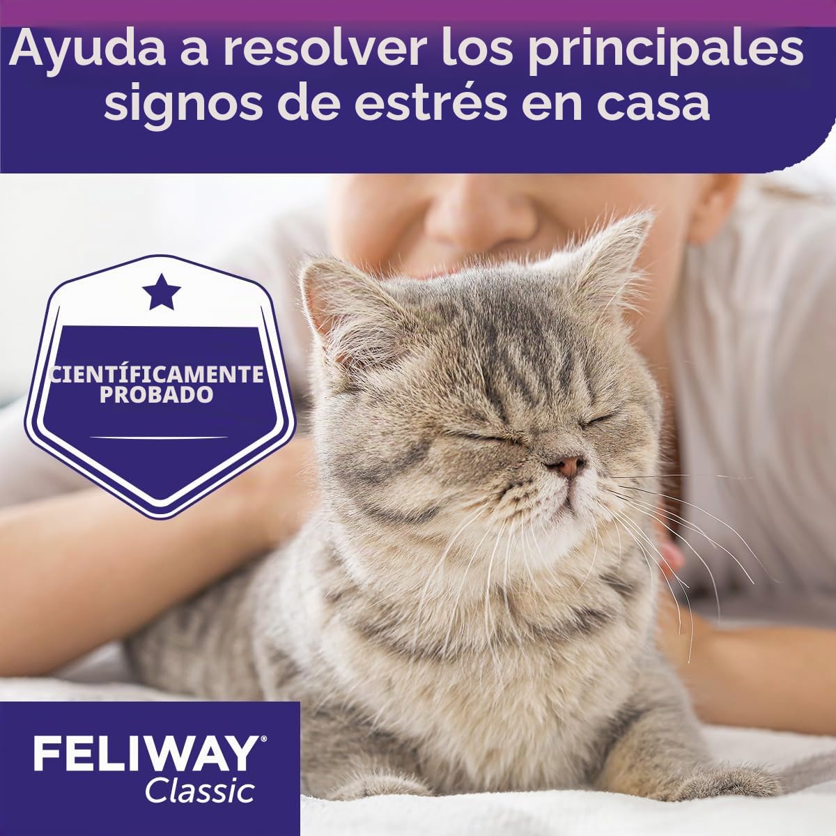 Feliway C23860C Clásico Difusor para Gato Calmante, 3 Unidades
