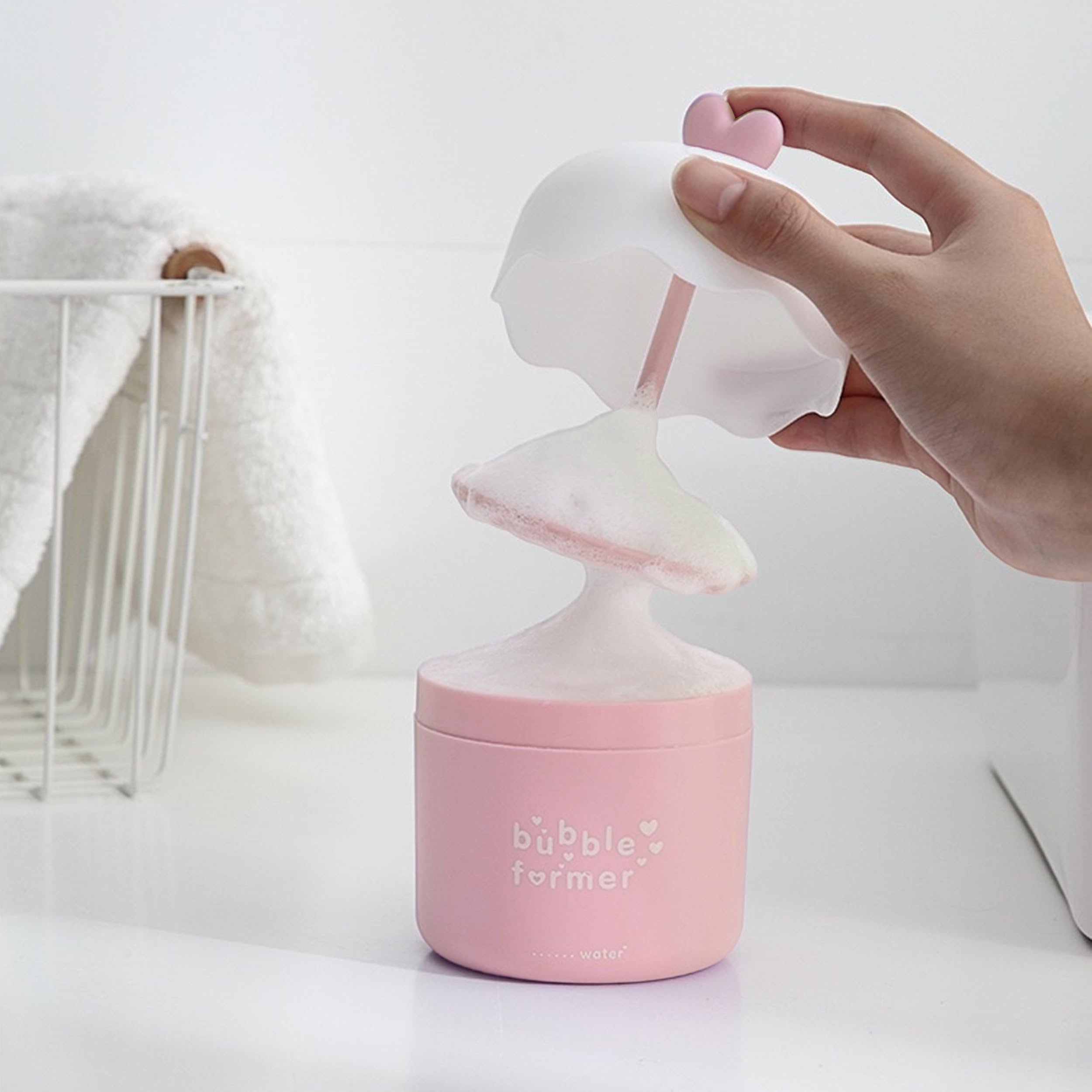 Tazza Schiumogena per Detergente Viso, Creatore di Schiuma, Schiumatore per Skincare da Viaggio, Dispenser di Schiuma per Detergente Viso per Lavaggio del Viso e Doccia
