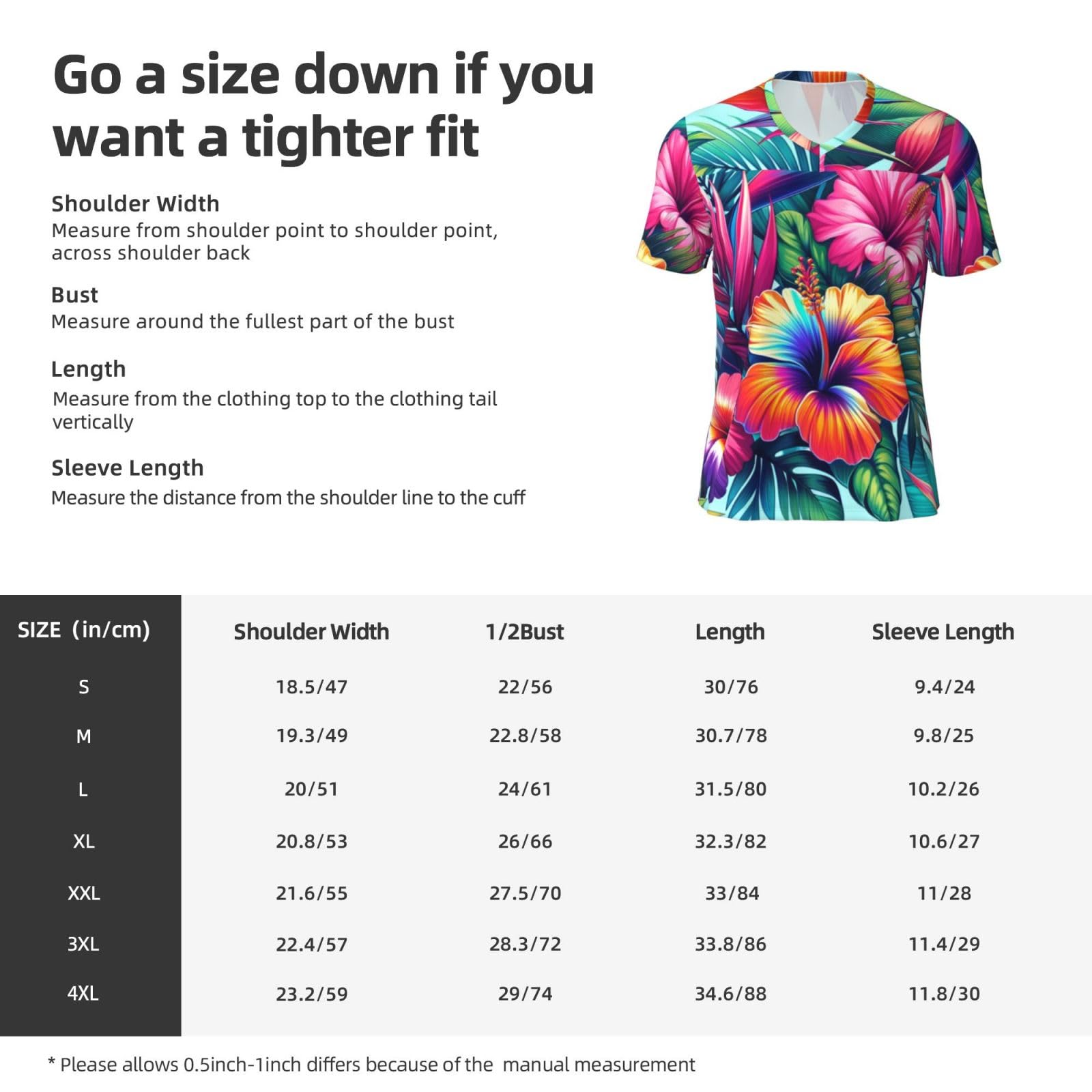 Stylish Athletic Sports Jersey Hibiscus-Bird-Lush-Palm Men's Rugby Jersey Xx-Large Black