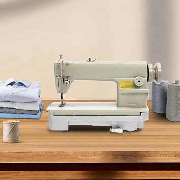 sewing machine sewing machine Portable Industrial Straight Stitch Sewing Machine, Heavy Duty Sewing Machine, KD Table & Servo Motor, DIY, Easy to Use, Great for Fast Stitching WEWYQSJXBXF-4129