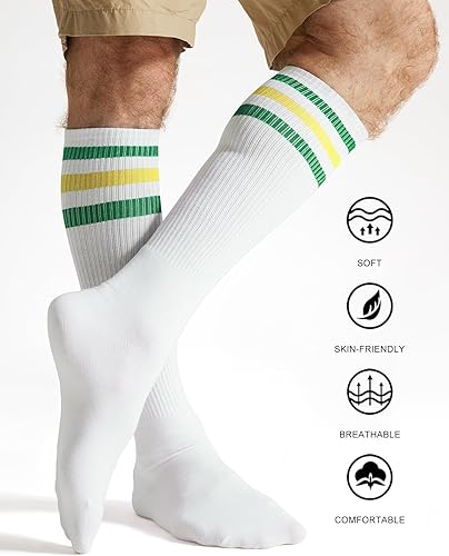 Miniatura 2 de Joulli Calcetines blancos hasta la rodilla 1-3 pares