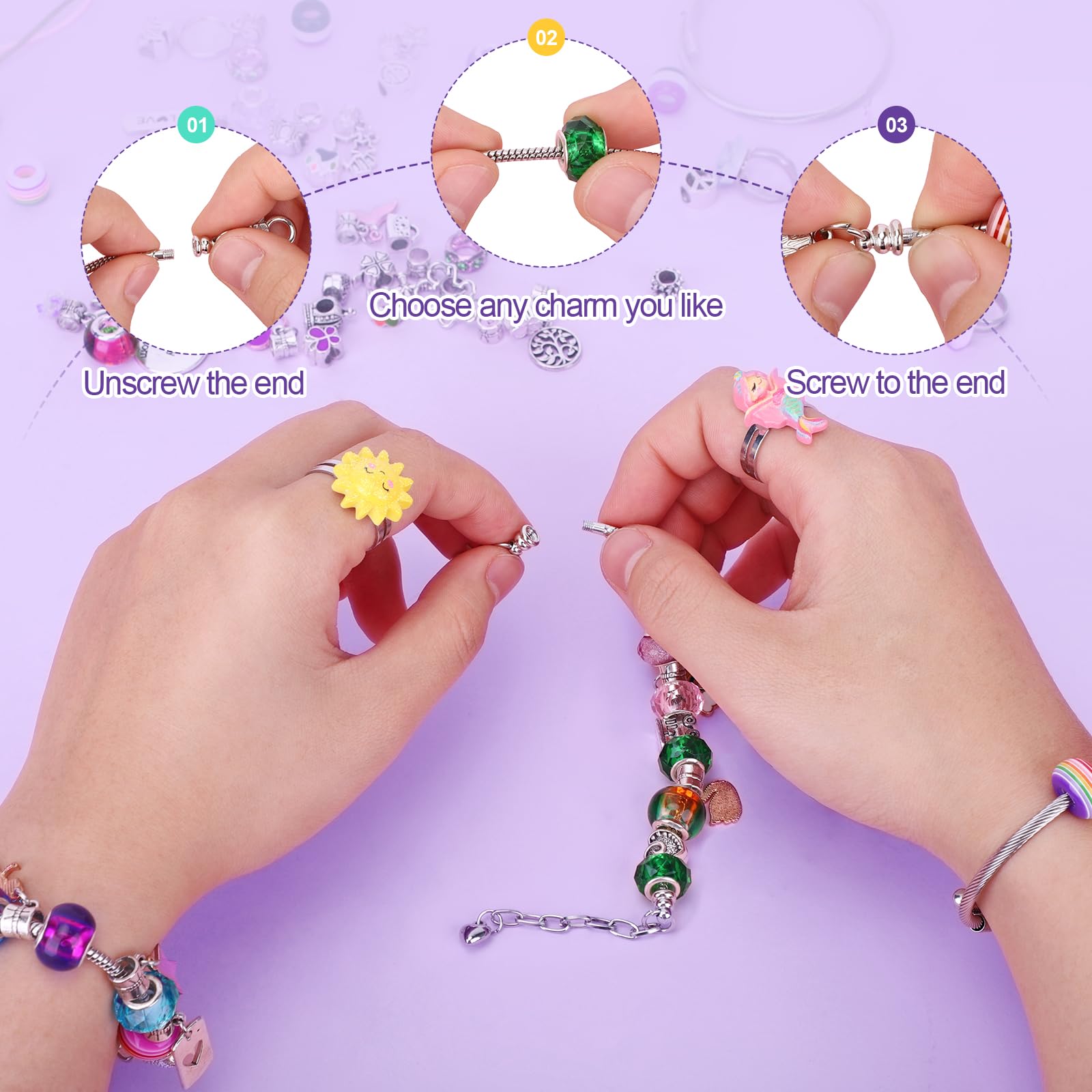 Janod - Set De 5 Bijoux En Bois Licornes - 1 Collier, 1 Bracelet