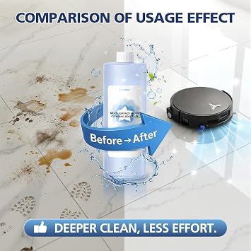 Multi-Surface Floor Cleaning Solution for ECOVACS DEEBOT Vacuum and Mop