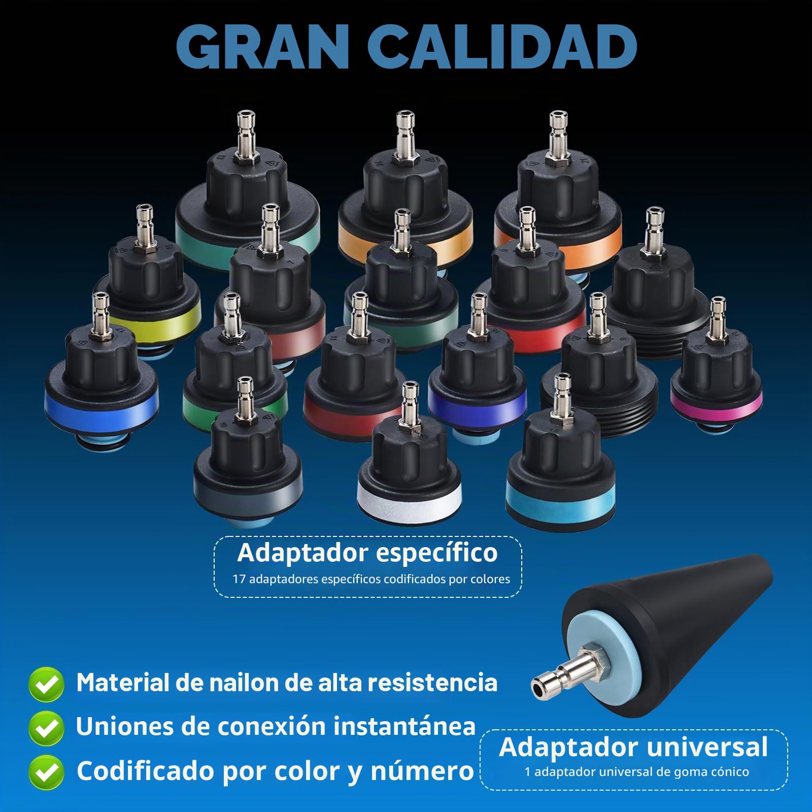 FreeTec 28 pzs Probador Presion Radiador, Universal Probador Presion Circuito Refrigeración, Kit Comprobador de Fugas Purgador Liquido Refrigerante, Herramientas Radiador Coche con Bomba Adaptador