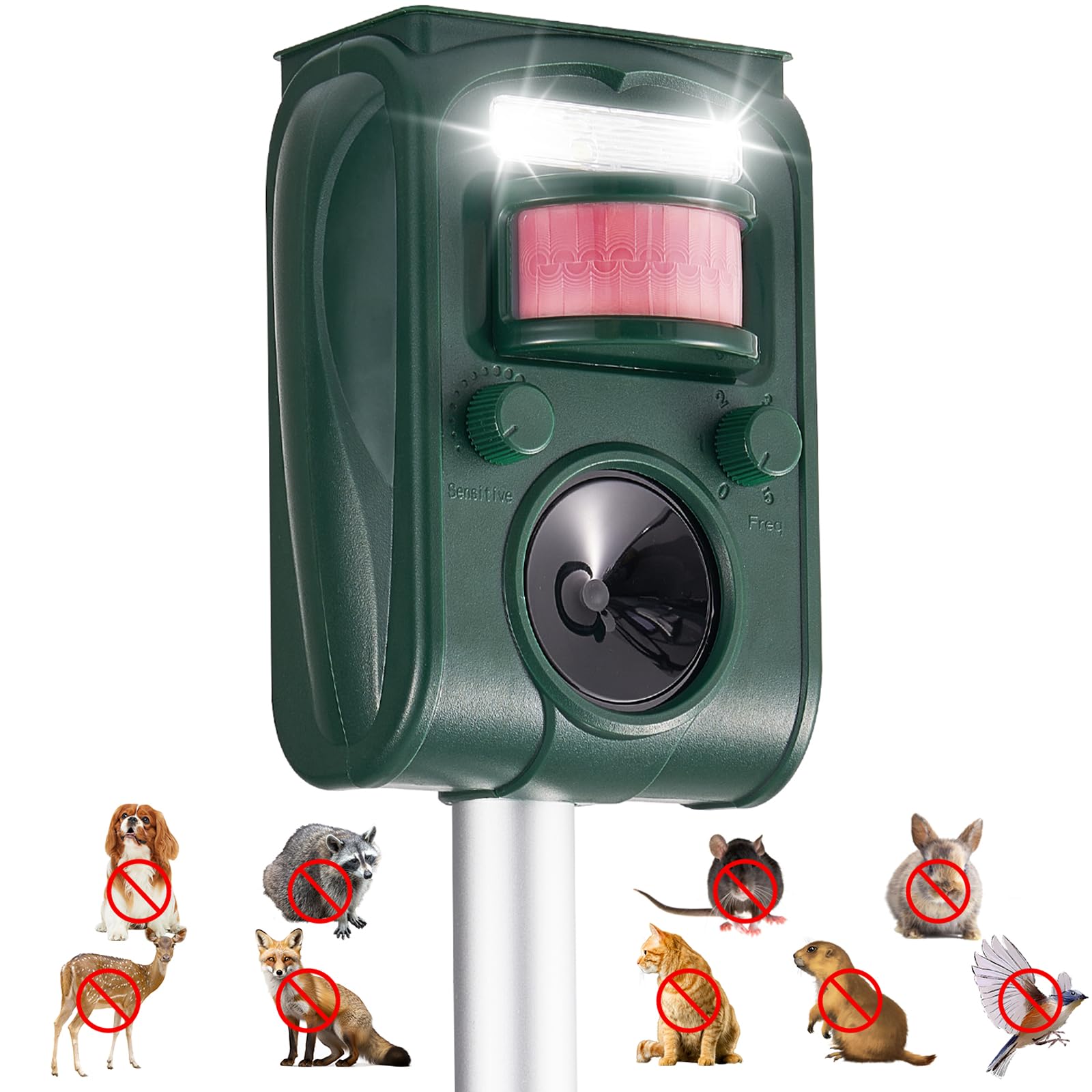 CIIC Upgraded Solar Ultrasonic 5-Mode Repeller