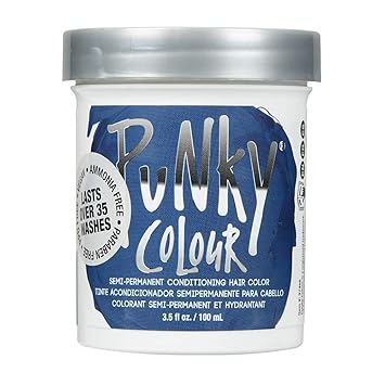 Jerome Russell Punky Semi Permanent Hair Color Conditioning, 100ml - Midnight Blue (Pack of 1)