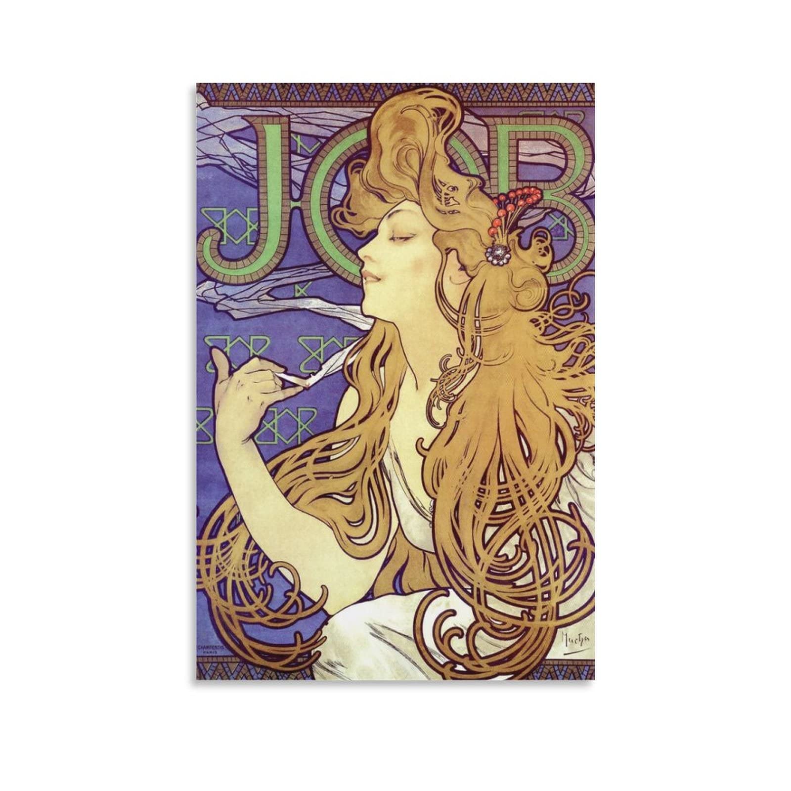 Amazon.co.jp: Alphonse Muchaアルフォンス・ミュシャ画家の作品「JOB