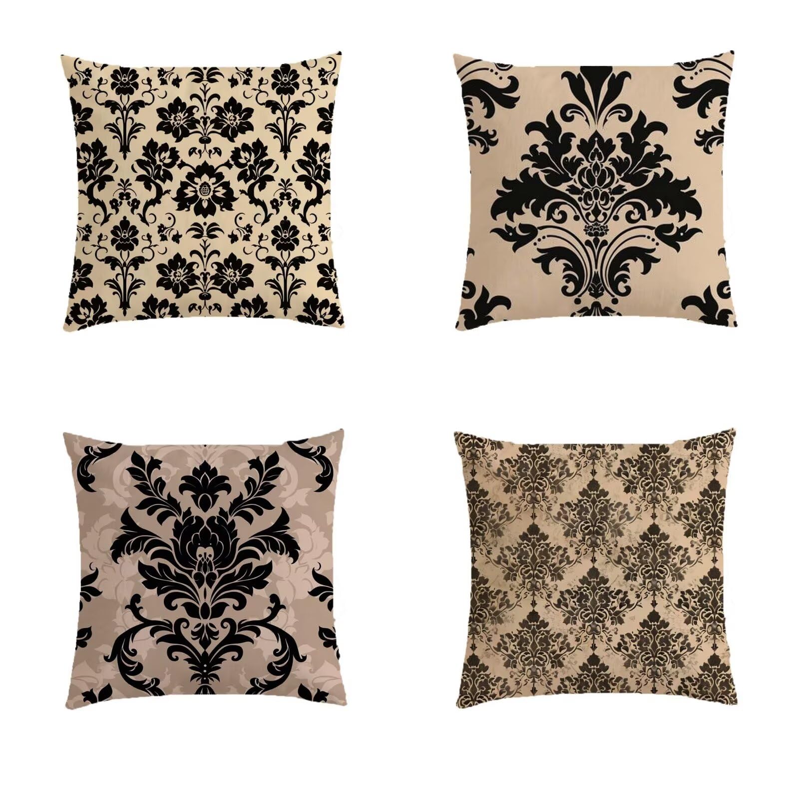 Housse de coussin de jardin extérieur bohème crème pour sublimer votre terrasse