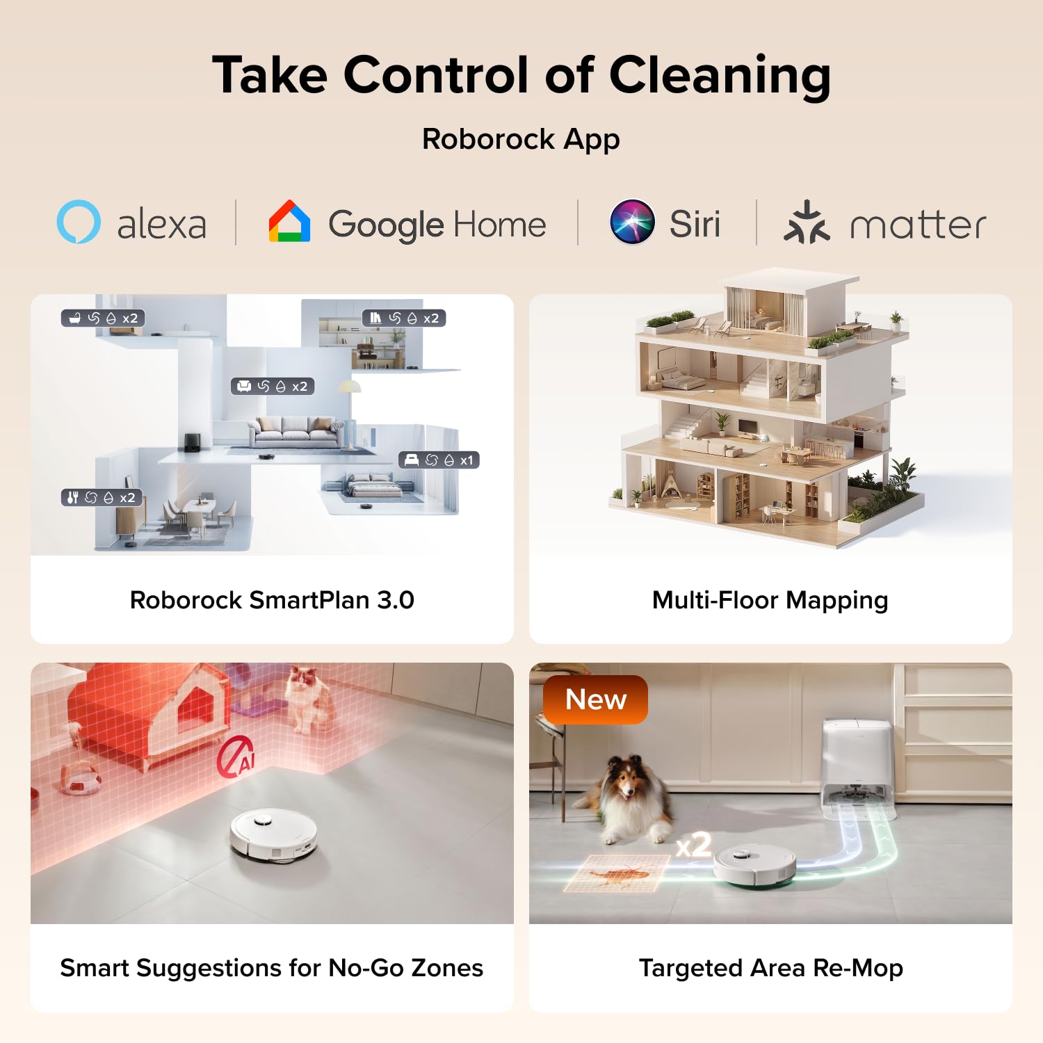 roborock 2026 New Qrevo 2 Pro Set Robot Vacuum and Mop, 25,000Pa Suction view 9