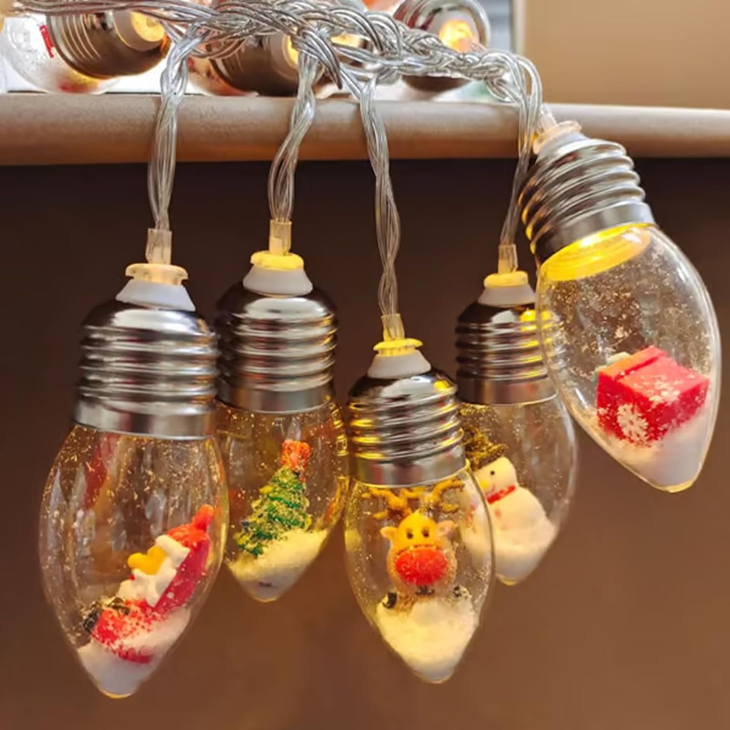 Christmas Vintage Decor String Light LED Bulbs String