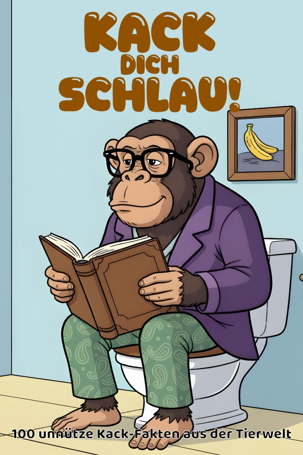 Kack dich tierisch schlau! 100 unnütze Kack-Fakten aus der Tierwelt: Unnützes Wissen für humorvolle Naturliebhaber – ein lustiges Klobuch