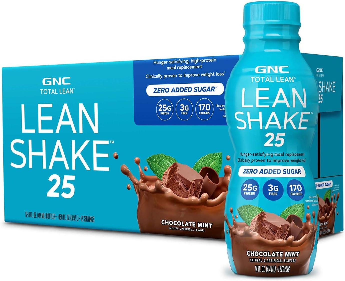 Total Lean Lean Shake - Chocolate Mint - 14oz. | 12 Bottles