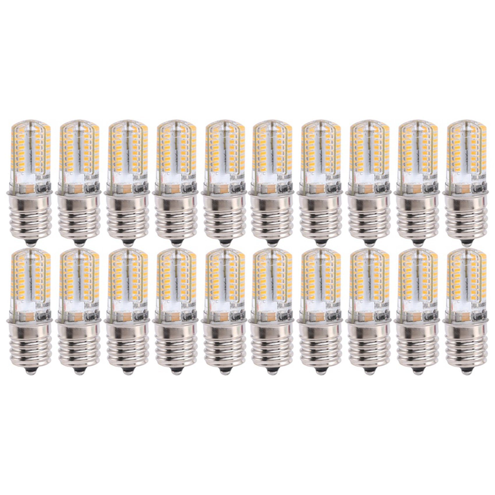 Lampe LED Ampoule E17 5W 110V 220V blanc chaud pour luminaire de cuisine et meuble haut