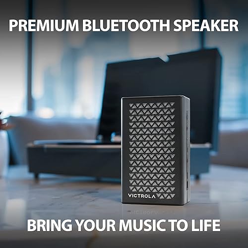 Miniatura 4 de Victrola Music Edition 1 Altavoz Bluetooth portátil, resistente al agua y al polvo IP67, batería de 12 horas, emparejamiento de múltiples altavoces,