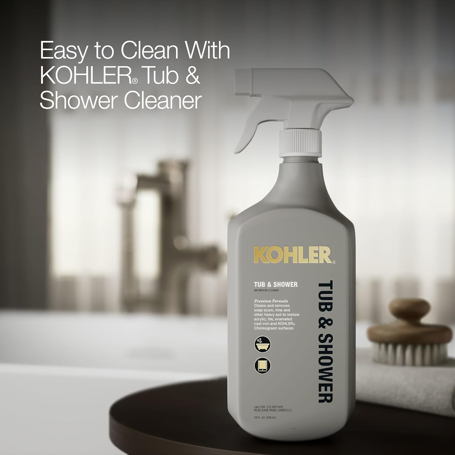 Kohler K-26079 Irvine 59" x 29-1/2" Acrylic Soaking Tub with Center Drain, Drain Assembly, and Integrated Overflow - White