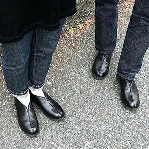 コムデギャルソン スリッポンレザーシューズ カンフーシューズ ブラック COMME des GARCONS COMME des GARCONS(コムデギャルソン