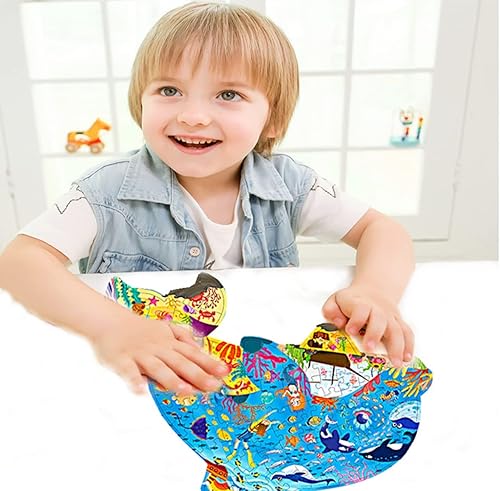 Miniatura 3 de Rompecabezas para niños de 4 a 6 años, 8 a 10 años y adultos, 108 piezas con forma de delfín, juguetes educativos, regalo para niños y niñas