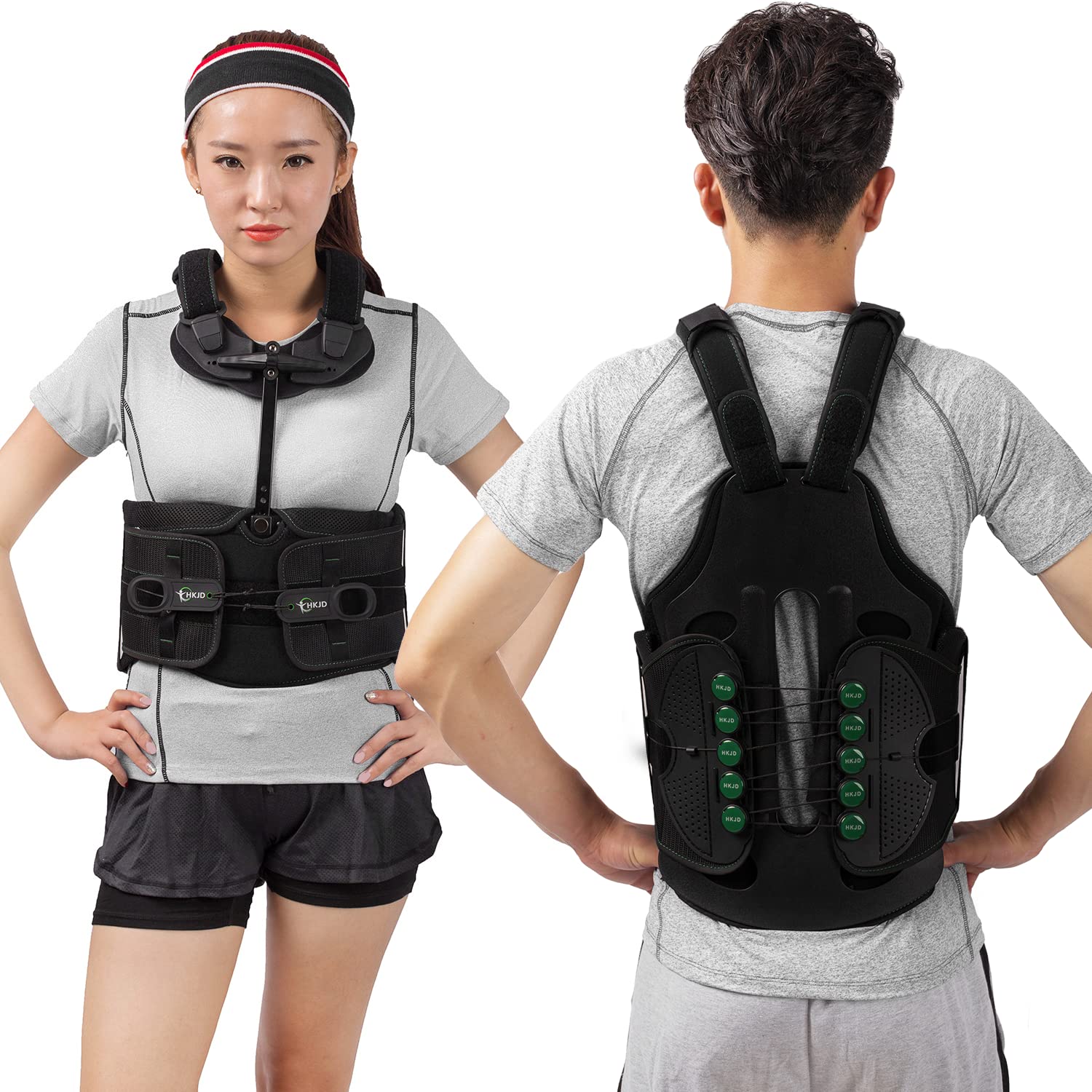 Buy TANDCF Medical TLSO Thoracic Full Back Brace Treat Kyphosis