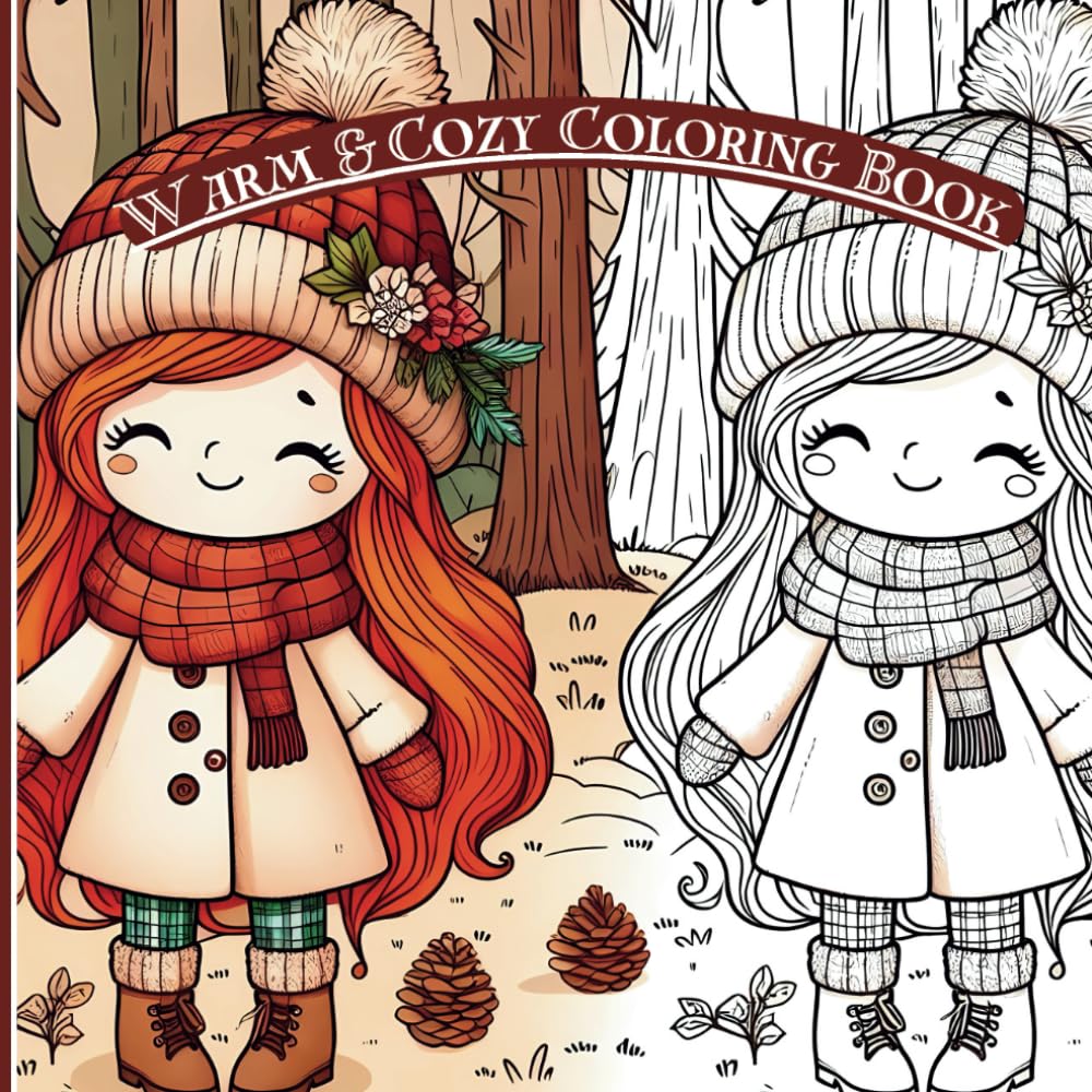 Warm & Cozy Coloring Book