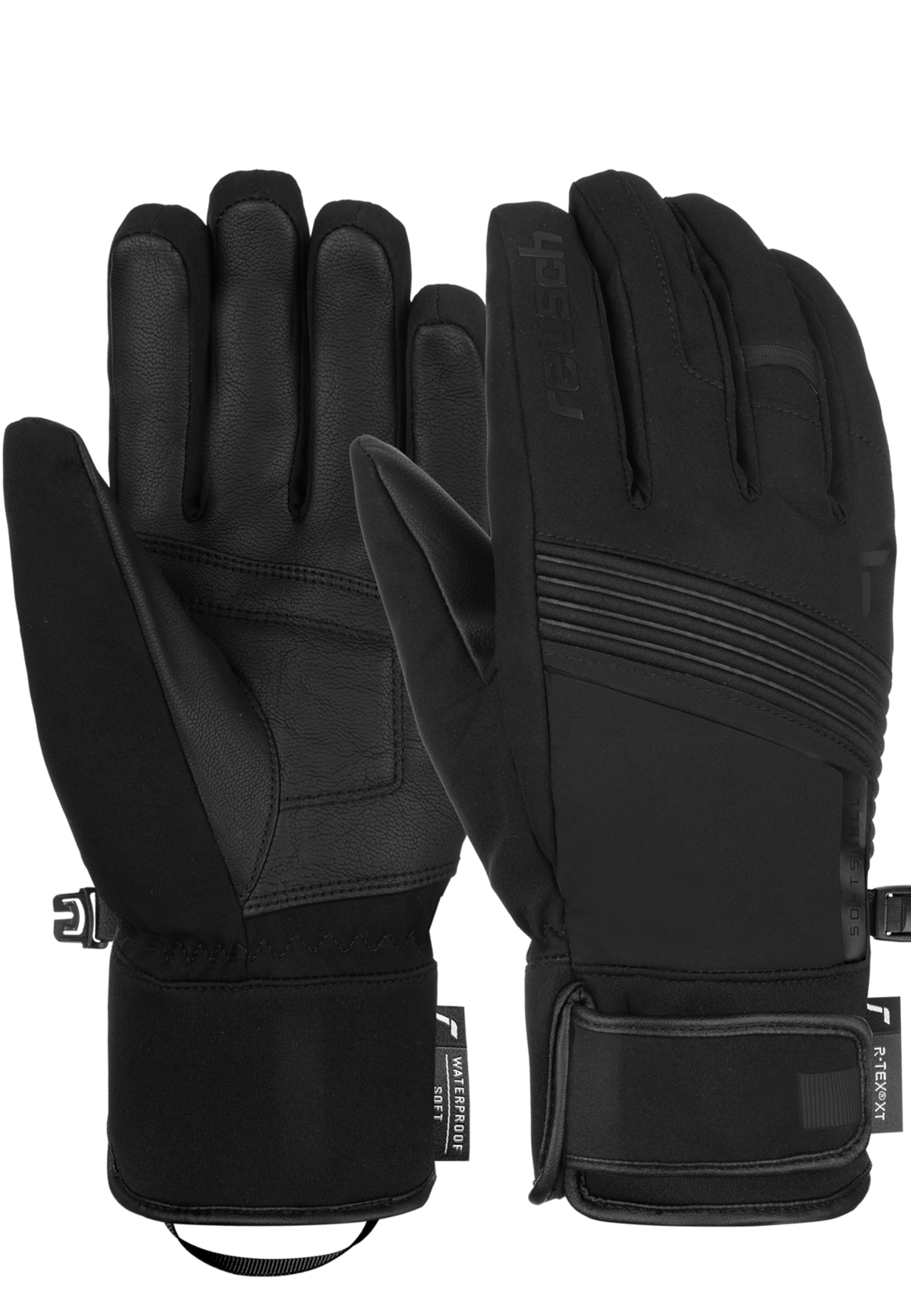 ReuschLouis R-TEX® XT warm, waterproof, windproof and breathable unisex winter gloves, finger gloves, snow gloves, ski gloves for men and women