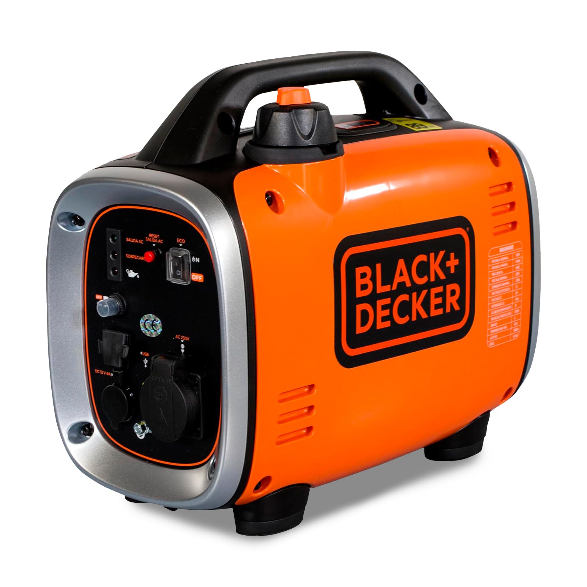 BLACK+DECKER Generador gasolina inverter 900W BXGNI900E