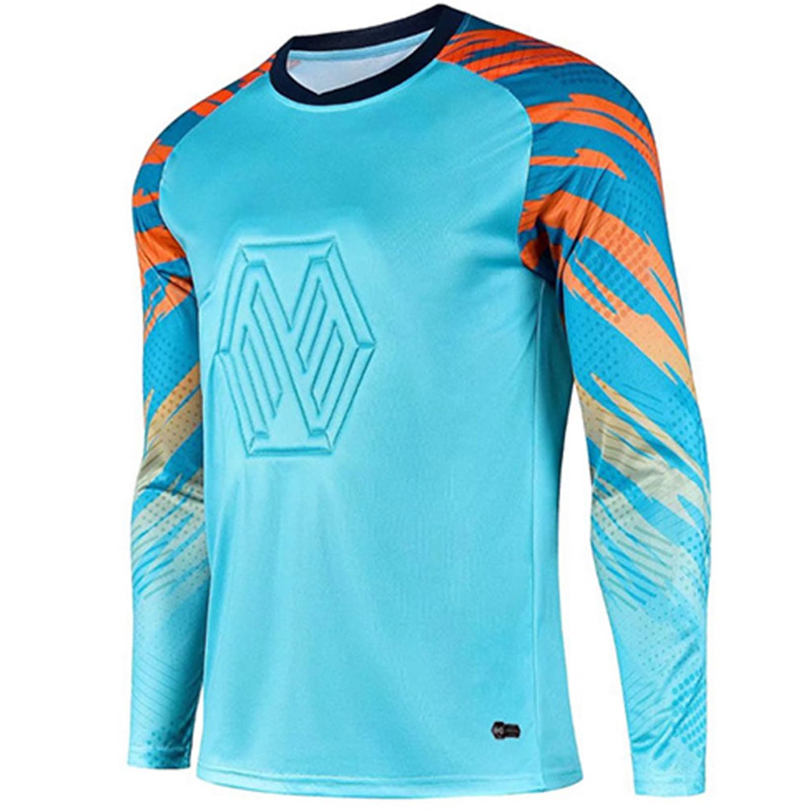 Conjunto de camiseta de portero de manga larga para hombre con pantalones cortos, juego completo de camiseta de portero, camiseta de visitante, entrenamiento, correr, correr