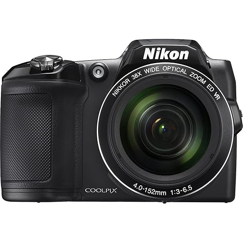 Nikon COOLPIX L840 Digital Camera with 38x Optical Zoom and Built-in Wi-Fi (Black) (Renewed) - Black