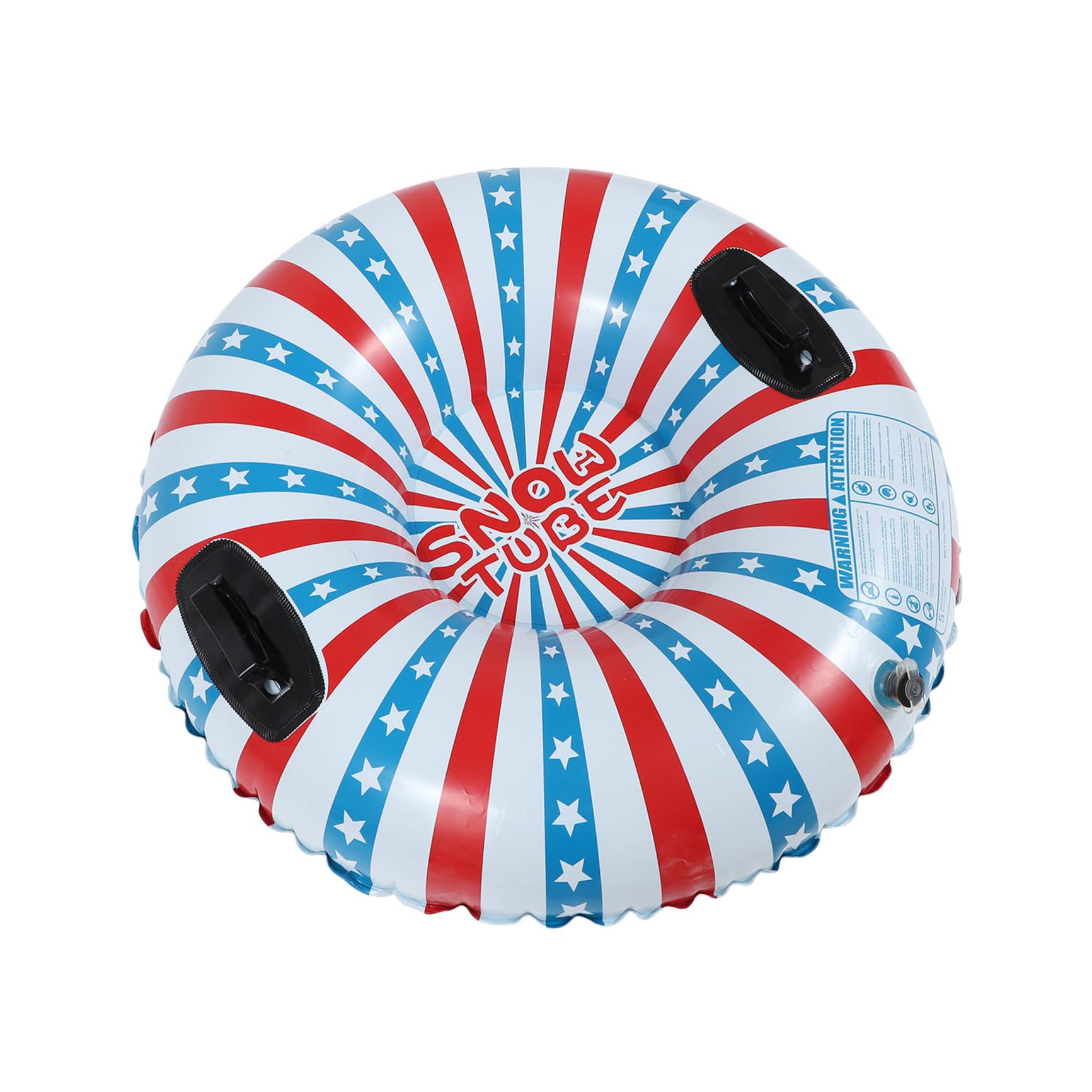 Ciambella Gonfiabile per Neve in Pvc Blu per Ragazzo Ragazza e Adulti | Uso Outdoor in Inverno, Alta Resistenza All'usura, Formato Salvaspazio, 1 Pezzo