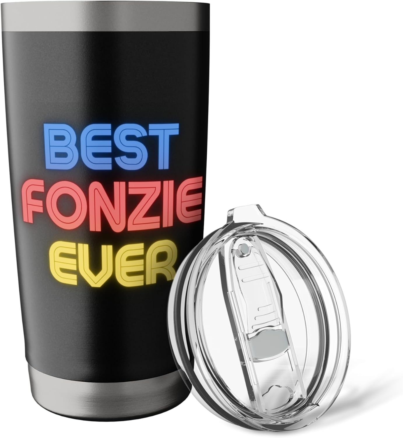 Best Fonzie Ever - Funny Fonzie Name Fonzie Stainless Steel Insulated Tumbler - Image 5