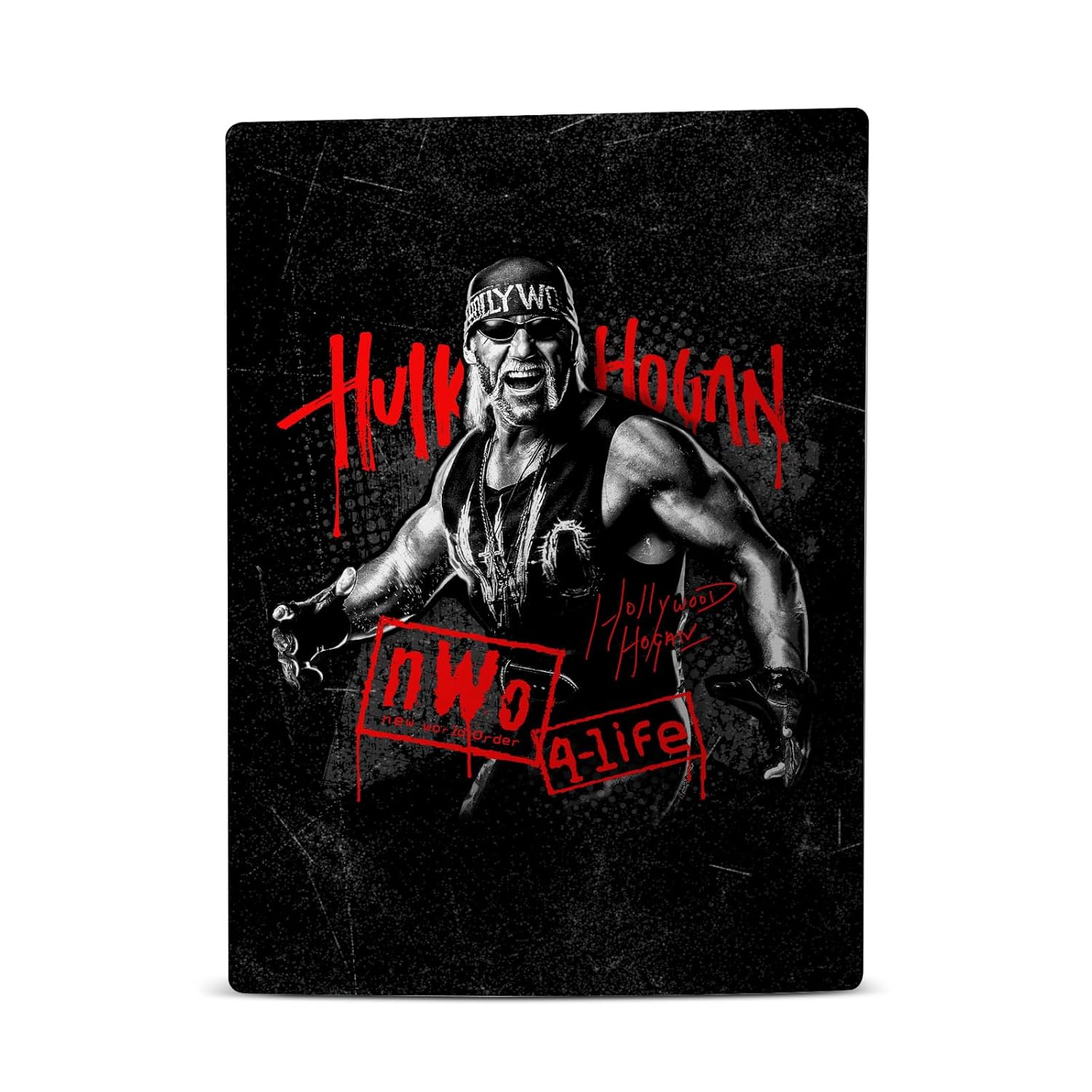 Head Case Designs Officially Licensed WWE Graphics Hulk Hogan Vinyl Faceplate Sticker Gaming Skin Decal Cover Compatible With Sony PlayStation 5 PS5 Disc Edition Console
