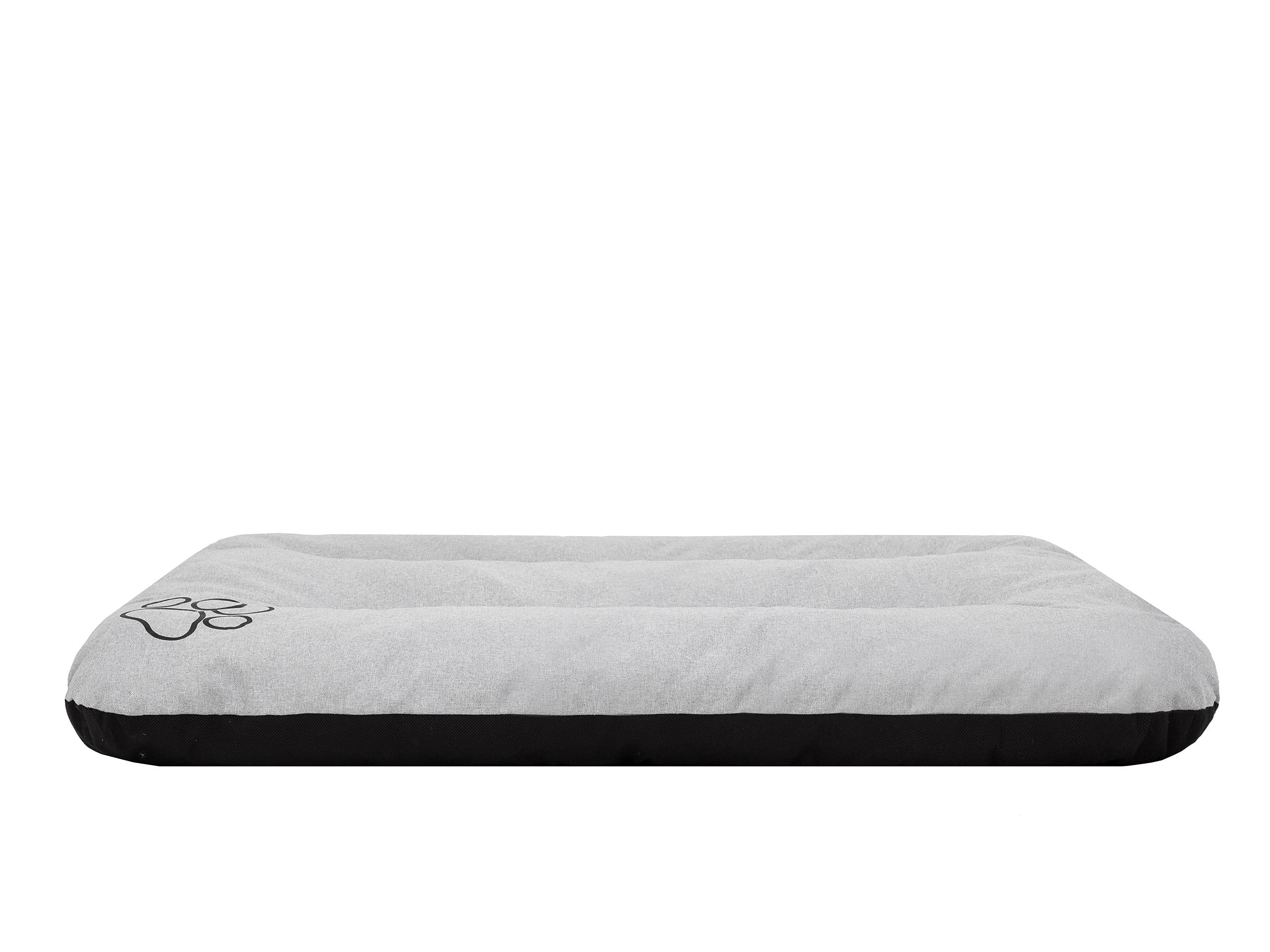 Cama para perros, sofá para perros, cojín para perros, sofá, colchón, cama, cama para animales, suave, cojín R2, 100 x 70 cm, cenizas ecológicas