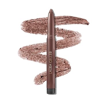 LAURA GELLER NEW YORK Kajal Longwear Kohl Eyeliner Pencil Soft Slate Smooth, Blendable Application, Long-Wearing, Non-Creasing Infused with Caffeine & Vitamin E Built-In Sharpener