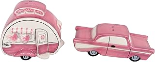 Retro Camper Salt and Pepper Set, Pink