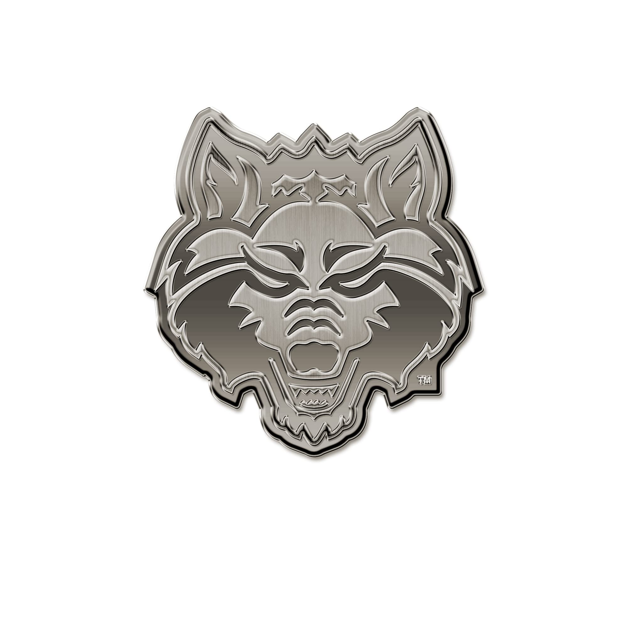 NCAA Standard Antique Nickel Auto Emblem for Car/Truck/SUV