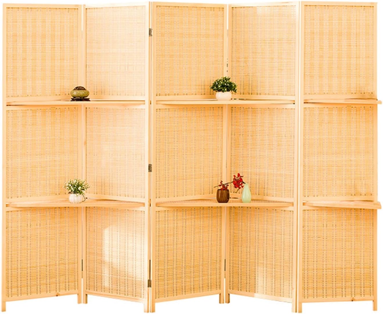 GOCHUSX Room Dividers, Folding Room Divider Privacy Screens