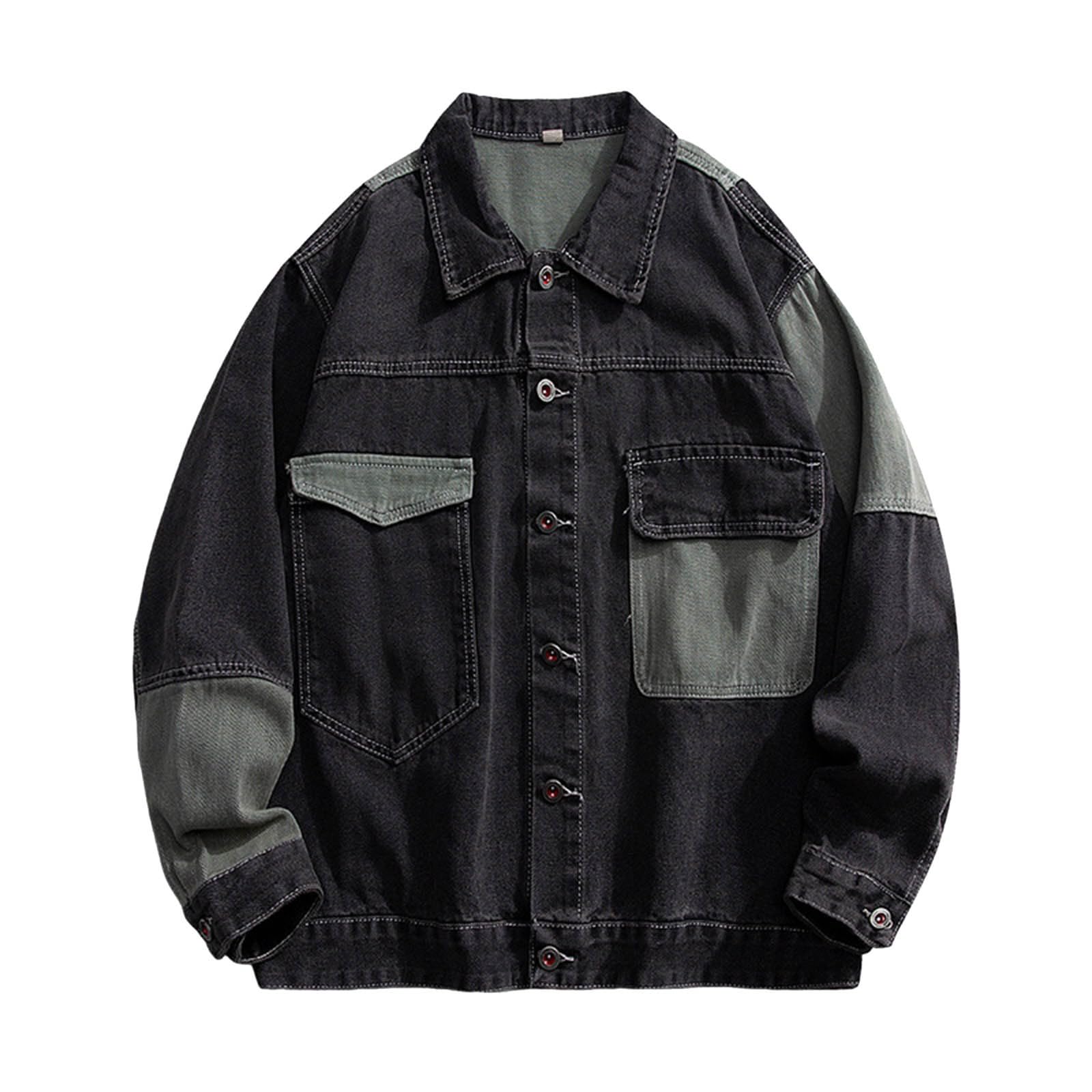 Generisch Fliesjacken FüR Frauen Herren Casual Sports Kapuzenjacke Loose High Street Patchwork Funktionsmantel