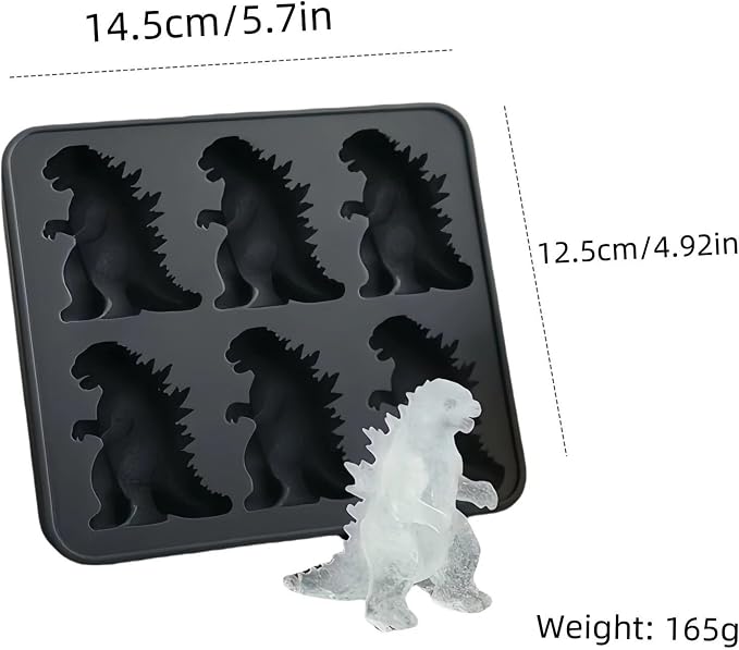 Molde de Silicona para Cubitos de Hielo Dinosaurio miniatura 3