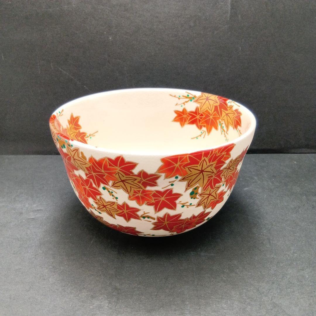 Kyo-yaki Eika Miyaji Eika Rice Bowl Matcha Bowl Tea Ceremony Tea Utensils Momiji